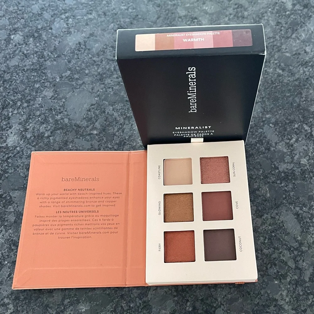 Bare Minerals Mineralist Eyeshadow Palette in Warmth bronze, gold + warm browns